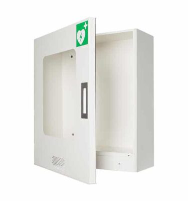 Defibrillator Wandschrank mit Alarm